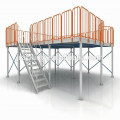 Multi-level modular Raised Storage Mezzanine Flooring